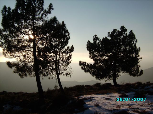 Vue hivernale